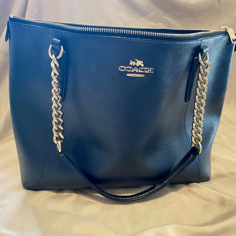Large Coach Leather Bag